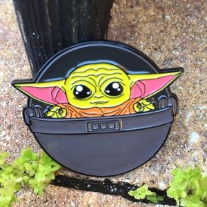 2/$15 Disney Baby Yoda Mandalorian Enamel Pin